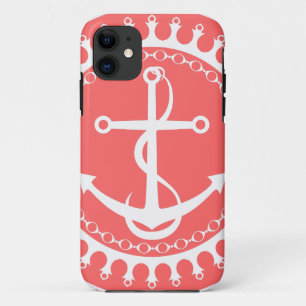 StellaRoot Anchor Down Preppy Roze Case-Mate iPhone Case