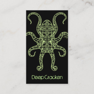 StellaRoot Cracken Octopus Damask Visitekaartje