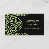 StellaRoot Cracken Octopus Damask Visitekaartje (Achterkant)