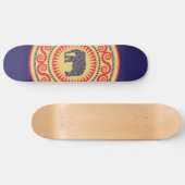 StellaRoot Elephant  Burnt Damask Persoonlijk Skateboard (Horizontaal)