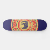 StellaRoot Elephant  Burnt Damask Persoonlijk Skateboard (Horizontaal)