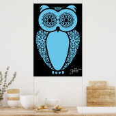 StellaRoot Hoot Owl afdrukken Poster (Keuken)