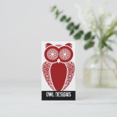 StellaRoot Hootie Owl Visitekaartje (Staand voorkant)