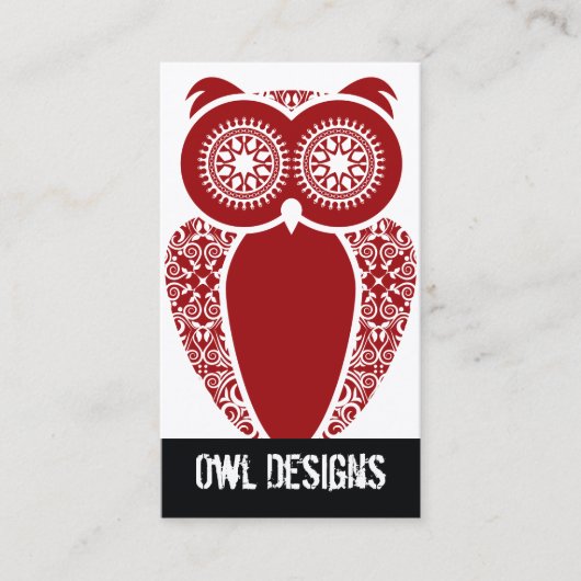 StellaRoot Hootie Owl Visitekaartje (Voorkant)