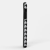 StellaRoot Houndstooth Black Vintage Case-Mate iPhone Case (Achterkant/rechts)