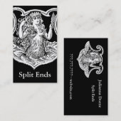 StellaRoot Victoriaans Zeemeermin  Visitekaartje (Voorkant / Achterkant)