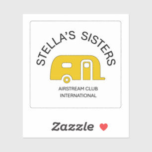 Stella's Sisters Extra Kleine Vierkante Vinyl Stic Sticker