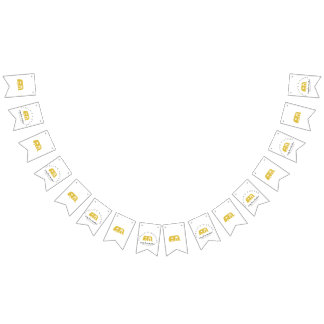 Stella's zussen die vlaggen bundelen (eenzijdig) vlaggetjes