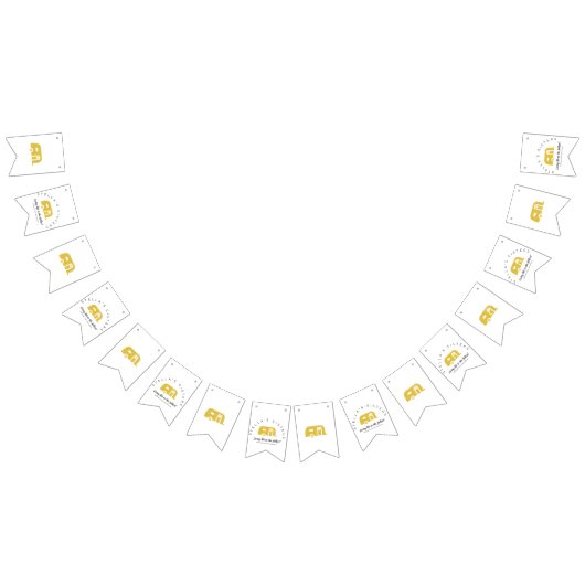 Stella's zussen die vlaggen bundelen (eenzijdig) vlaggetjes (Alle)