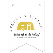 Stella's zussen die vlaggen bundelen (eenzijdig) vlaggetjes (Tweede vlag)