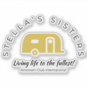 Stella's zussen, vinylgeslepen Sticker (Voorkant)