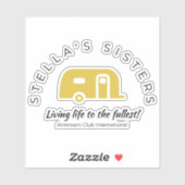 Stella's zussen, vinylgeslepen Sticker (Vel)