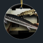 Stellate Sturgeon 3D Collage Keramisch Ornament<br><div class="desc">Stellate Sturgeon 3D Collage Product</div>