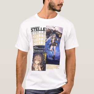 Stelle Fysieke Karakter Informatie - Honkai Star R T-shirt