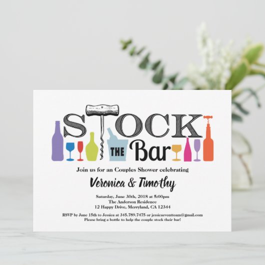 Stellen de bar Retro de shownodiging van paren Kaart (Staand voorkant)