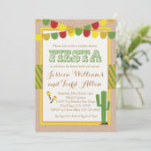 Stellen Trouwdouche Uitnodiging Fiesta (Staand voorkant)