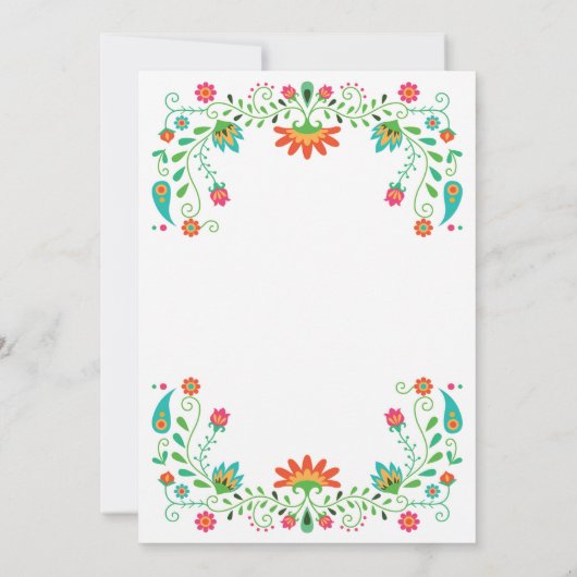 Stellen Trouwdouche Uitnodiging Fiesta met Taco (Achterkant)