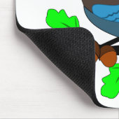 Steller Blue Jay Monogram Muismat (Hoek)