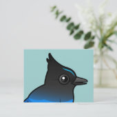 Stellers Jay Briefkaart (Staand voorkant)