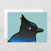 Stellers Jay Briefkaart (Voorkant / Achterkant)