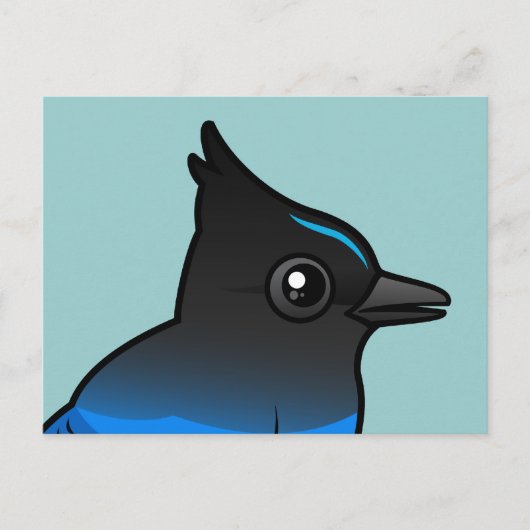 Stellers Jay Briefkaart (Voorkant)