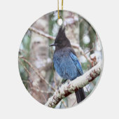 Stellers Jay Keramisch Ornament (Links)