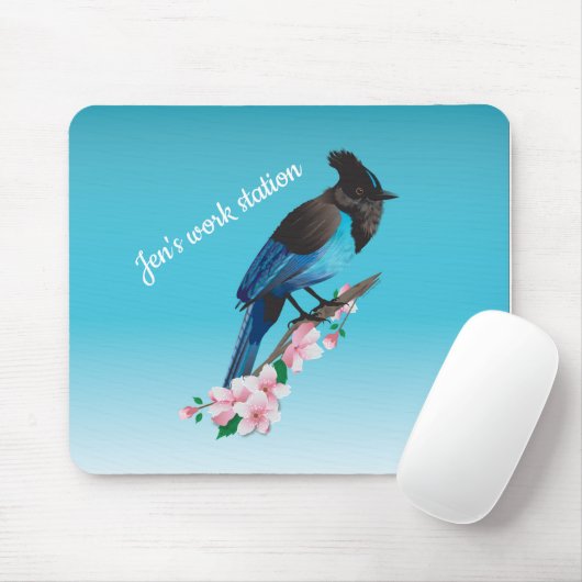 Stellers Jay Mousepad Muismat (Met muis)