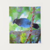 Steller's Jay Painting - Originele Wild Bird Art Wandkleed (Voorkant)