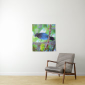 Steller's Jay Painting - Originele Wild Bird Art Wandkleed (In situ)