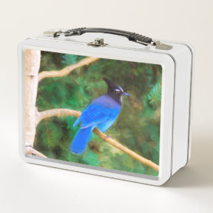 Stellers jay schilderen - Oorspronkelijke vogelkun