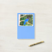 Stellers jay schilderen - Oorspronkelijke vogelkun Post-it® Notes (Op bureau)