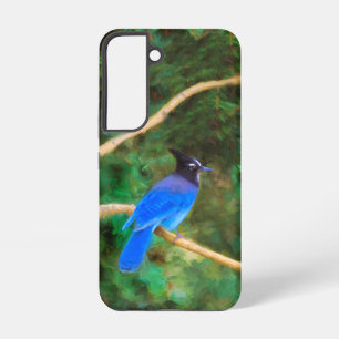 Stellers jay schilderen - Oorspronkelijke vogelkun Samsung Galaxy Hoesje
