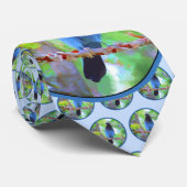 Stellers jay schilderen - Oorspronkelijke vogelkun Stropdas (Opgerold)