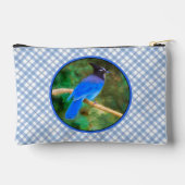 Steller's Jay Schilderij Originele Wild Bird Art Etui (Achterkant)