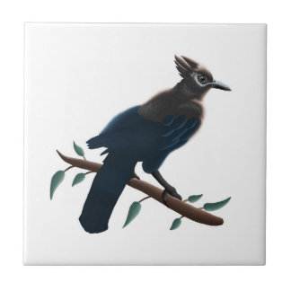 Stellers Jay  Tegeltje
