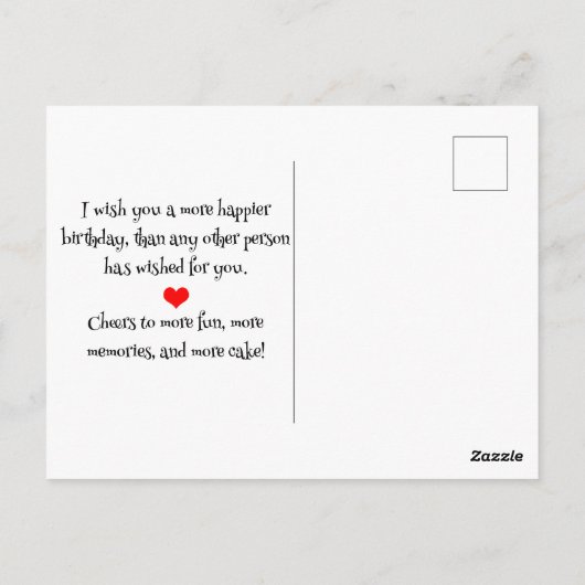 Steller's zee eagle foto, aanpasbaar briefkaart (Achterkant)