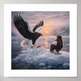 Stellers Zeearend (Haliaeetus pelagicus) – Poster