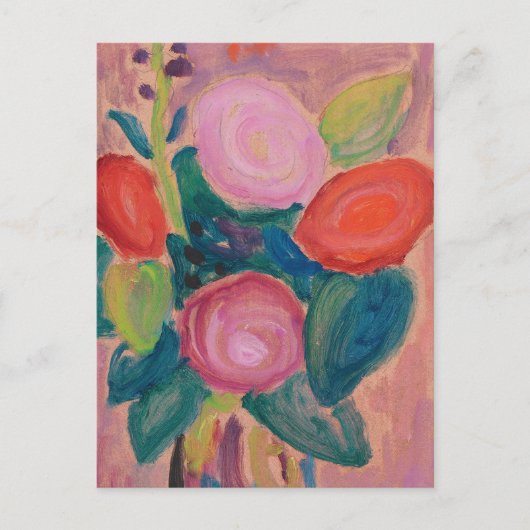 Stelletje bloemen in vaas | von Jawlensky Briefkaart (Voorkant)