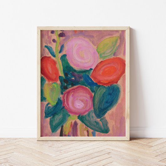 Stelletje bloemen in vaas | von Jawlensky Poster