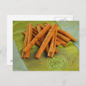 Stelletje kaneelstokjes briefkaart (Voorkant / Achterkant)