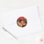 Stelletje Rozen Ronde Sticker (Envelop)