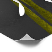 stelletje wilde bloemen Black Eyed Susan bruiloft Poster (Hoek)