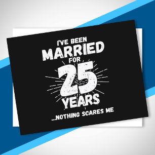 Stelletjes 25 Jaar Getrouwd Grappige 25e Trouwdag Briefkaart