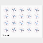 Stellie Stork Ronde Sticker (Vel)