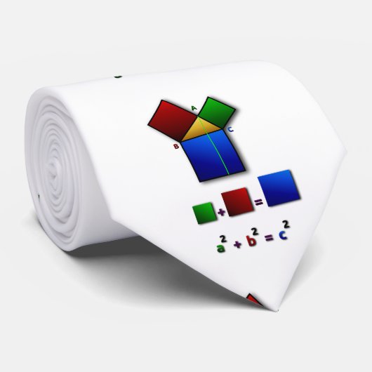 stelling van Pythagoras Stropdas (Opgerold)