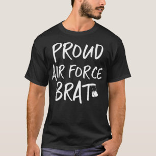 Stellingweddenschappen door de luchtmacht Brat gal T-shirt