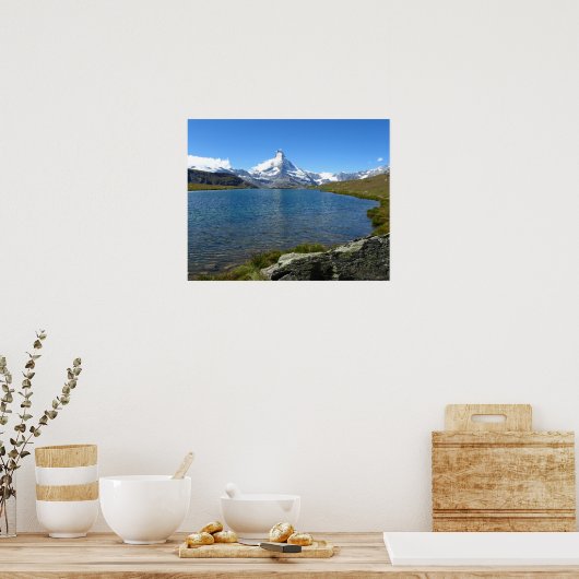 Stellisee, Valais Alps Poster (Keuken)