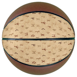 Stelt Basketball in werking Basketbal