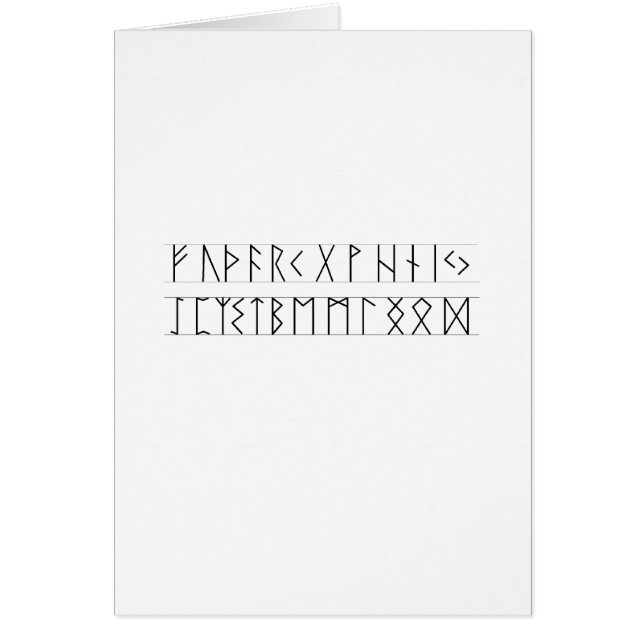 Stelt Elder Futhark in werking (Voorkant)