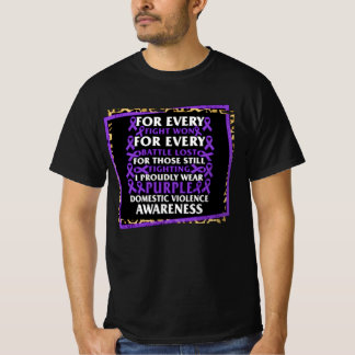 Stelt het internet van geweld tegen vrouwen voor t-shirt